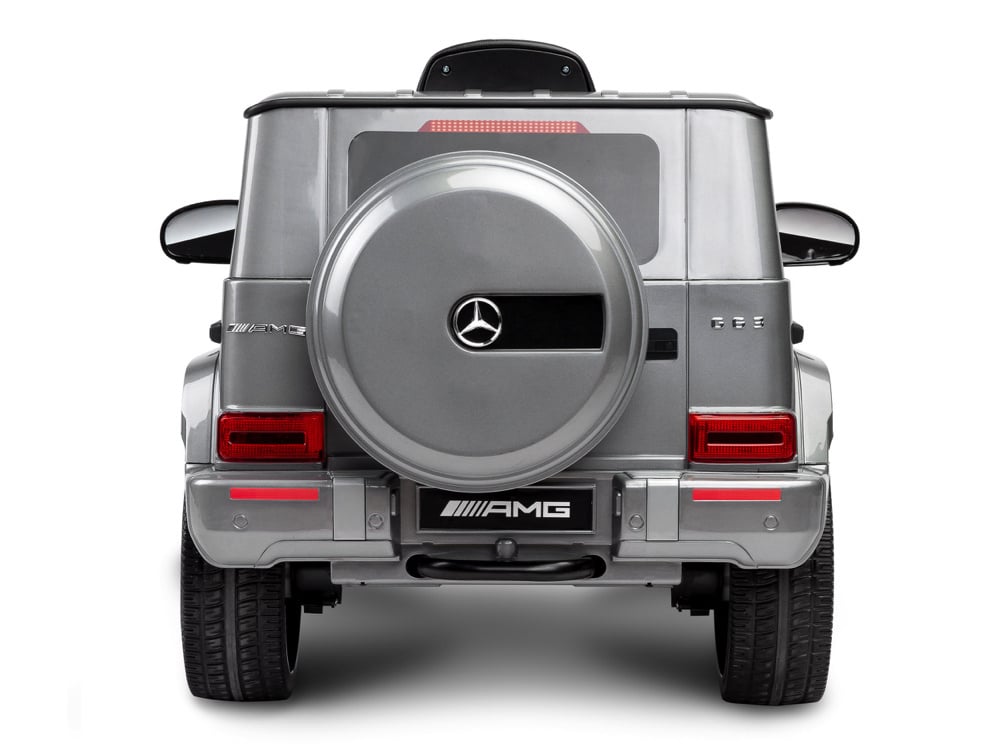 Mercedes G63 Amg, 12 Volt Kinderauto Met Lithium Accu, Rubberen Banden, Leder Zitting En Meer
