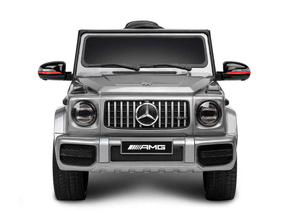 Mercedes G63 Amg, 12 Volt Kinderauto Met Lithium Accu, Rubberen Banden, Leder Zitting En Meer
