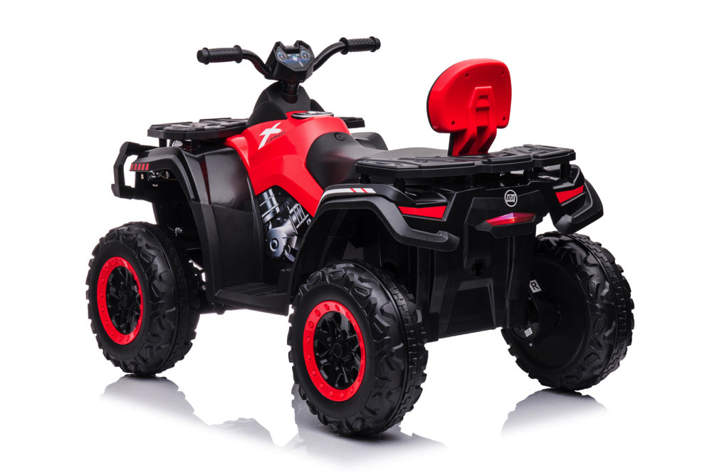 24 Volt Lithium Elektrische Quad, 4 Motoren, Rubberen Banden, Leder Zitting En Meer!